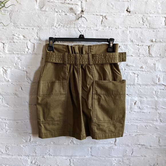 Highrise Paper Bag Skater Style Utility Cargo Skir - Picture 3 of 4